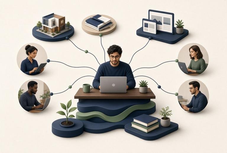 Freelance platforms connecting clients and freelancers