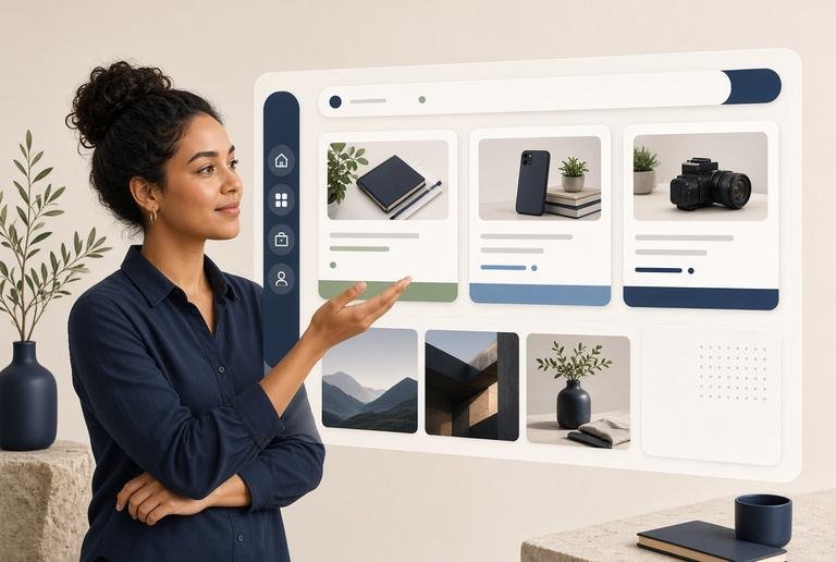 Presenting services on a freelance marketplace